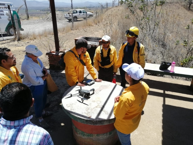 Con uso de la tecnología Michoacán previene y combate incendios forestales 
