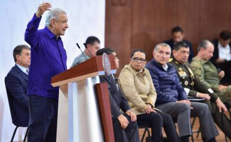  En mesas de seguridad resulta en baja de delitos en Puebla:  AMLO 