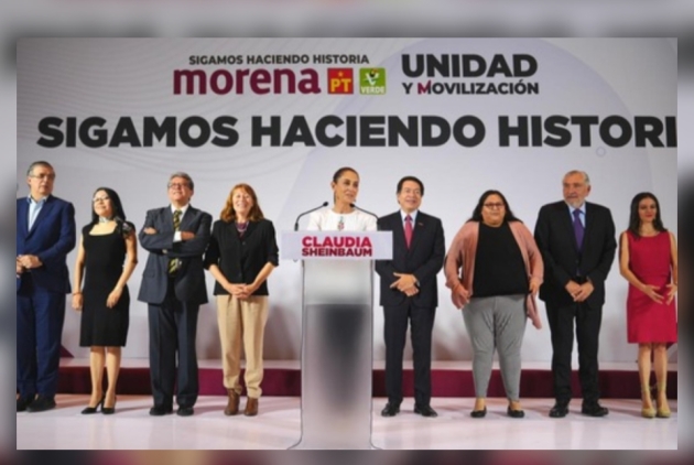 CLAUDIA SHEINBAUM PARDO PRESENTA EQUIPO DE CAMPAÑA RUMBO A LA PRESIDENCIA DE LA REPÚBLICA 