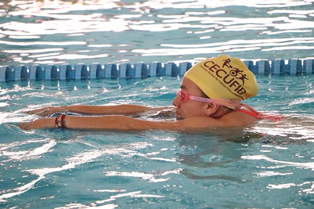 En marcha, curso anual de natación de la Cecufid 