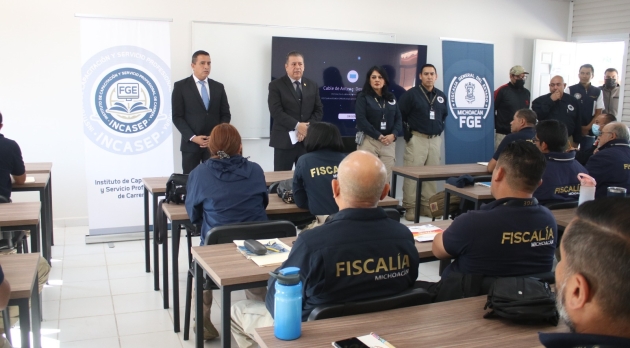 Capacita FGE a 520 Policías de Investigación con el curso, Competencias Básicas PDI 