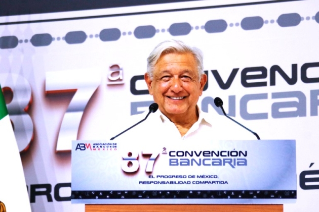 AMLO clausura 87° Convención Bancaria en Acapulco; destaca cooperación de banca y privados 