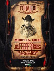 Christian Nodal se presentará con su Forajido Tour en la Plaza Monumental de Morelia