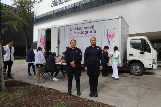 Brindan SSP y SSM servicios de salud a personal femenino de la Guardia Civil 