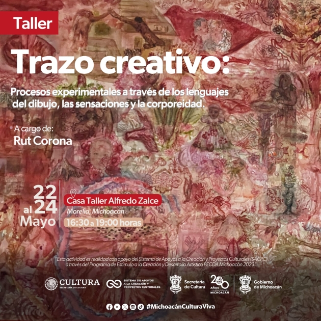 Inscríbete al taller de dibujo experimental de la Secum y explora a partir de tus sentidos 