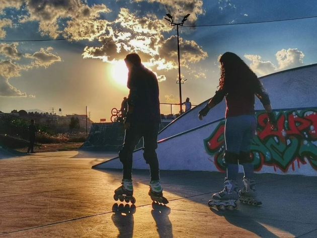 ¡Aprende a patinar con la Academia Rollschool Vallejo-IMCUFIDE en el Bosque Cuauhtémoc! 
