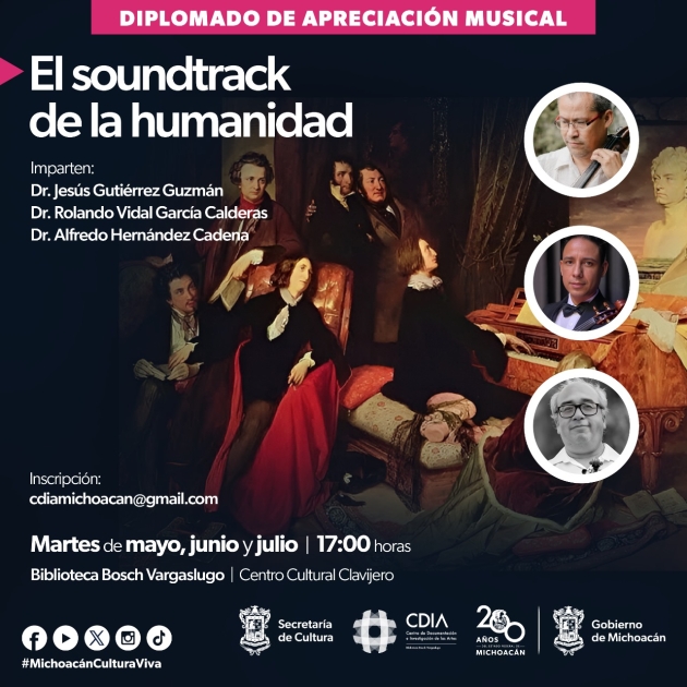 Conoce cuál es el soundtrack de la humanidad en este diplomado de apreciación musical 