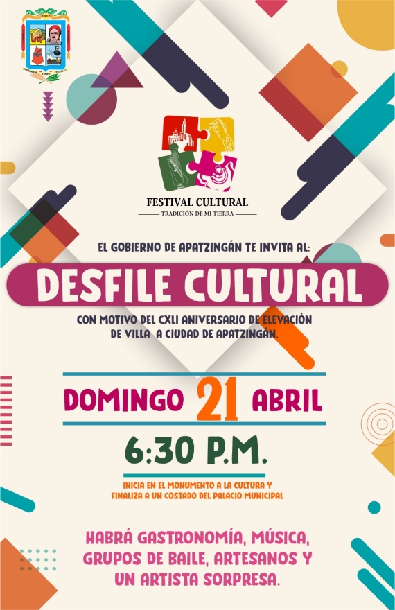Apatzingán anuncia festejos por 141 aniversario de elevación de villa a ciudad 
