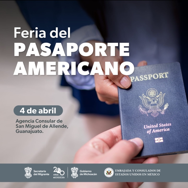Michoacán, estado invitado en la Feria del Pasaporte Americano 