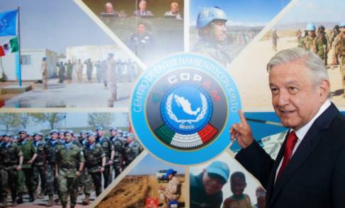 Presidente inaugura Centro de Entrenamiento para fuerzas Mexicanas que Participen en Misiones de Paz