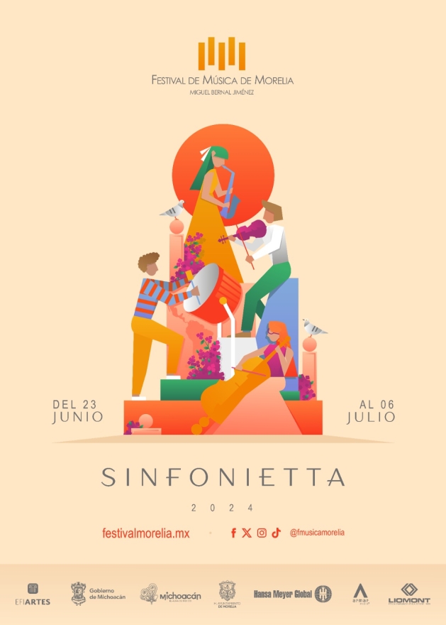 El Festival de Música de Morelia Miguel Bernal Jiménez anuncia Festival de Verano Sinfonietta 2024 
