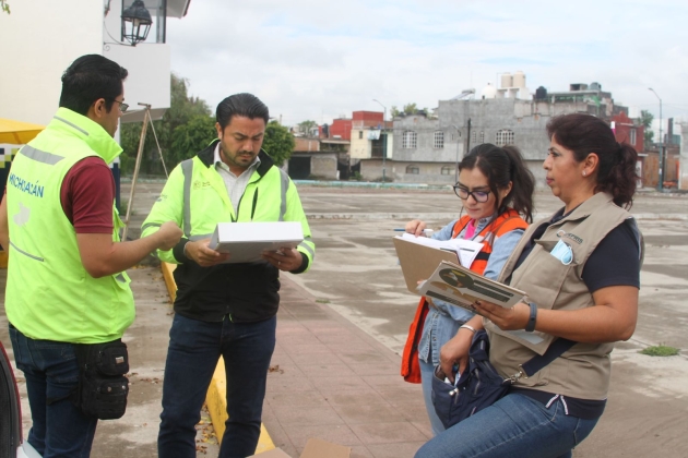 SSM despliega brigadas en colonias inundadas de Morelia 
