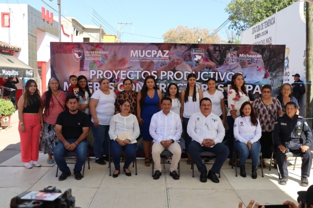 Proyectos productivos comunitarios fortalecen economía de mujeres michoacanas