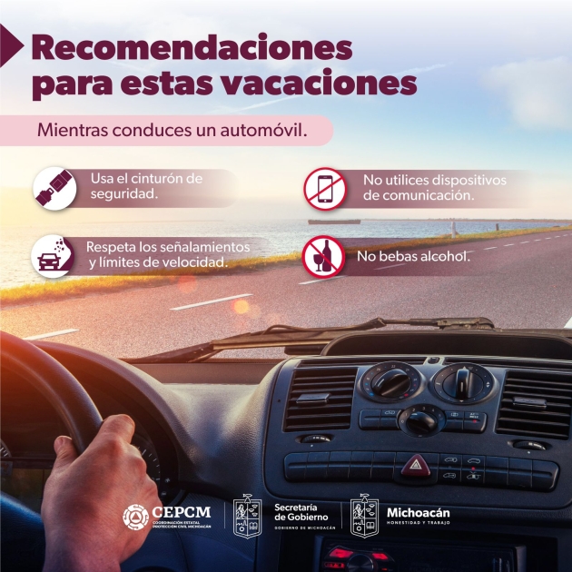 ¿Vas a salir de vacaciones? Sigue estas recomendaciones de PC estatal 