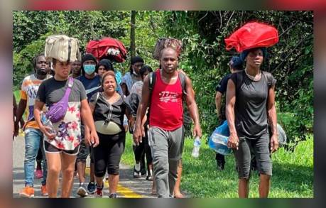 Busca INM suma de esfuerzos para instalar campamento humanitario para migrantes Haitianos en Chiapas 