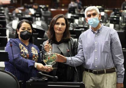 BUSCA MACARENA CHÃVEZ QUE SE PROTEJA EL TRABAJO DE PRODUCTORES NACIONALES DE ESFERA NAVIDEÃ‘A 