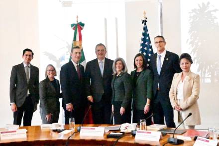 El Canciller Ebrard encabeza reunión con congresistas de los EE.UU. 