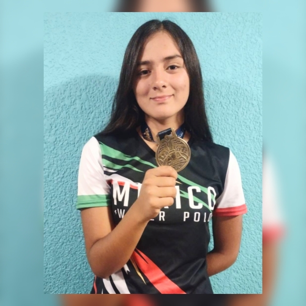 Ella es Melody Ramos, la joven michoacana que se la rifa en el polo acuático 