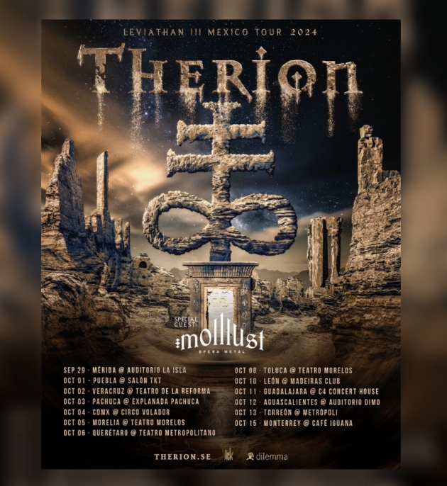 Therion la Super Banda de Rock Gótico Regresa a Michoacán  