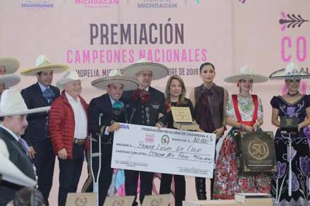 Con Gran Ã‰xito se Realiza la Premiación  del Congreso y Campeonato Nacional Charro 2019, La Belleza de un Arte Sin precedentes