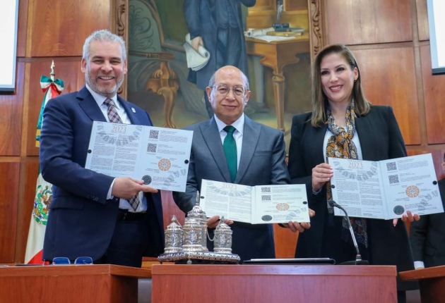 El Magistrado Presidente del Poder Judicial Jorge Resendiz García Rinde Informe 2023 