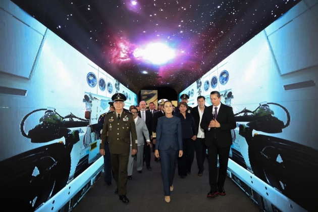Sheinbaum Pardo Inaugura la Feria Aeroespacial México 2025 para impulsar el intercambio comercial y la inversión  extranjera 