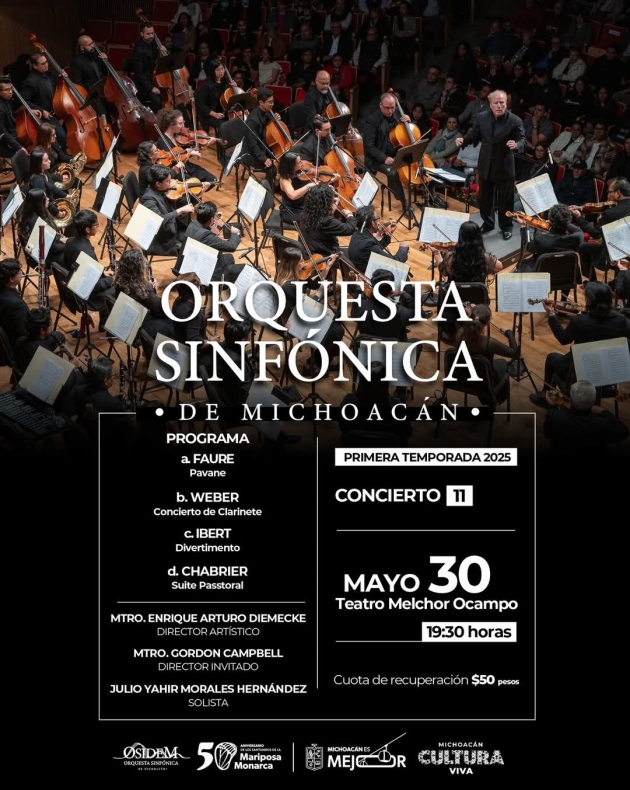 Una noche de virtuosismo con la Orquesta Sinfónica este viernes en el Ocampo 