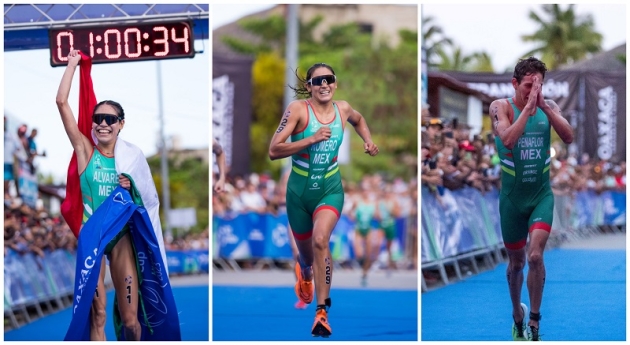 Triatletas aztecas dominan Copa Mundial de Triatlón Huatulco 2023 : Comisión Nacional del Deporte  