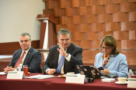 El Canciller Marcelo Ebrard se reúne con el Consejo Coordinador Empresarial 