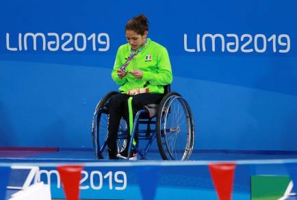 Se consagra Nesbith Vázquez campeona  parapanamericana en Lima 2019