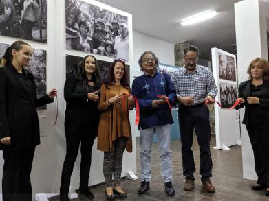 Mujeres guerrilleras llegan a la Casa Taller Alfredo Zalce