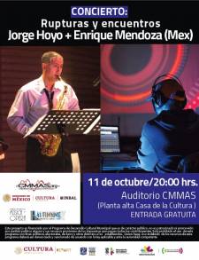 Saxofón y electrónica en la reapertura de la temporada de conciertos del CMMAS