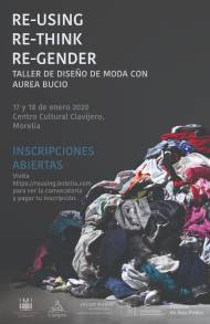 Invitan a participar en los dos talleres de moda, en el Centro Cultural Clavijero