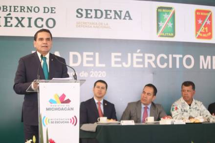 Ejército Mexicano, institución crucial para proteger a las familias: Silvano Aureoles Conejo