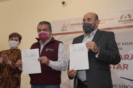 Logra Raúl Morón, regularización de colonia Ampliación Gertrudis Sánchez; la meta es entregar 20 mil escrituras en Morelia 