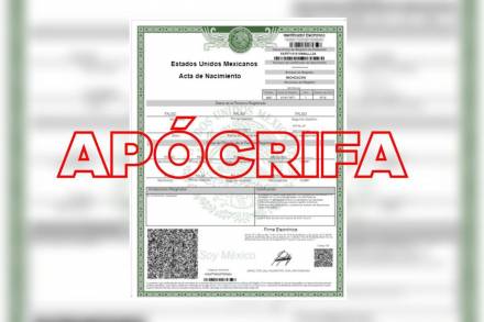 Advierte Segob sobre establecimientos que expiden actas de nacimiento apócrifas