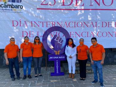 Con un monumento, recuerdan a mujeres víctimas de violencia de género