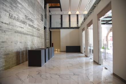 De talla mundial, instalaciones del Teatro Mariano Matamoros 