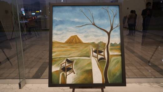 Exhiben Pintores por la pacificación de la Tierra Caliente exposición del Centro Cultural Constitución, en Apatzingán 