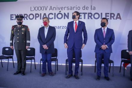 Participa Carlos Torres Piña en eventos conmemorativos por la Expropiación Petrolera 