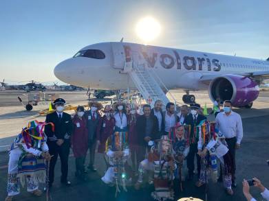 Se inauguara el Vuelo Morelia-Cancun por la Aerolínea  Volaris en el Aeropuerto J. Mújica 