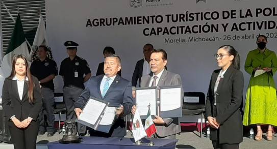 Se fortalece Michoacán como Destino, con la activación de la Unidad de Policía Turística 