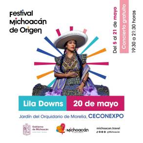 Se Gana el Cariño de los michoacanos quienes ovacionan a Lila Downs