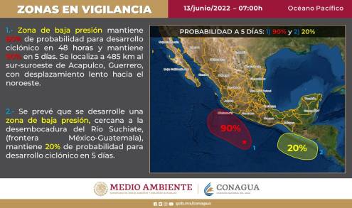 Ante pronóstico de lluvias pide PC estatal tomar medidas preventivas 