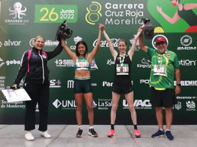 Jorge Mier y Natali Mendoza se consagran en la 8Âª Carrera Atlética de la Cruz Roja 