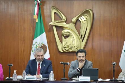 Alfredo Ramírez Bedolla y Zoé Robledo dan seguimiento a traslado de oficinas del IMSS a Morelia 