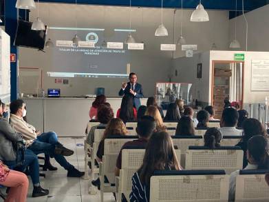 Imparte FGE, capacitación en materia de Trata de personas a personal de la Secretaría de Relaciones Exteriores 