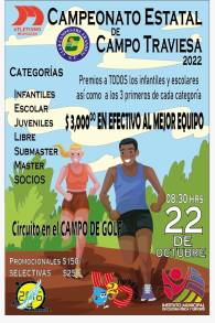 Morelia, sede del Campeonato Estatal de Campo Traviesa 2022 