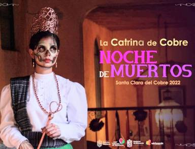  Presenta Santa Clara del Cobre eventos de Noche de Muertos 