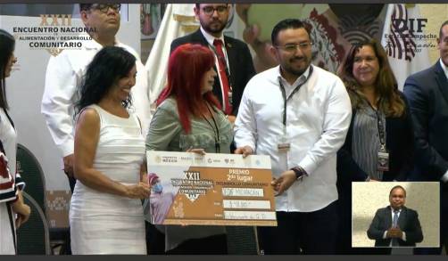 Gana DIF Michoacán segundo lugar en Encuentro Nacional de Alimentación y Desarrollo 